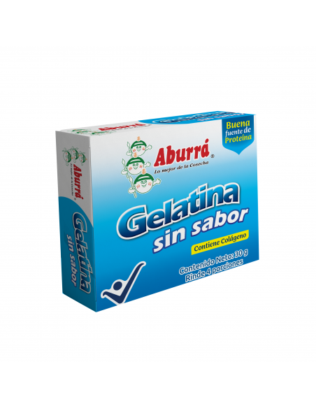 GELATINA ABURRA SIN SABOR CAJA 30 GRAMOS