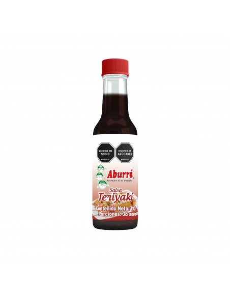 SALSA TERIYAKI ABURRA  FRASCO 190 GRAMOS