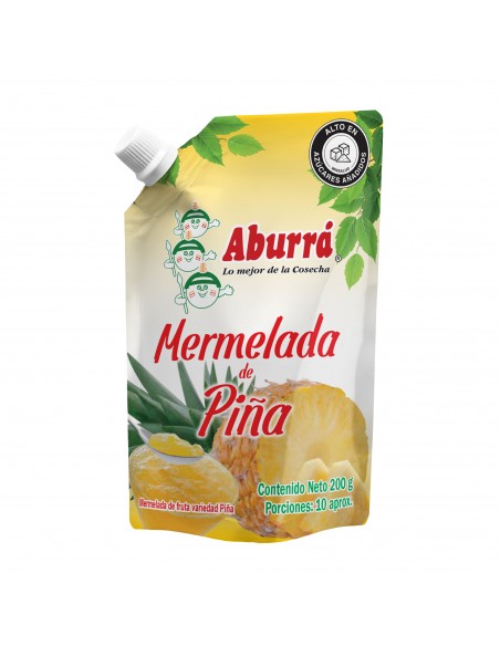 MERMELADA ABURRA PIÑAx200 GRAMOS