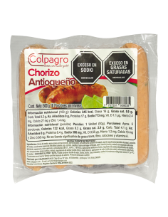 CHORIZO ANTIOQUEÑO COLPAGRO PAQUETE500GR