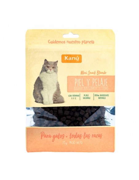 GALLETAS KANU BLANDAS PIEL PELOS GATOSx75G